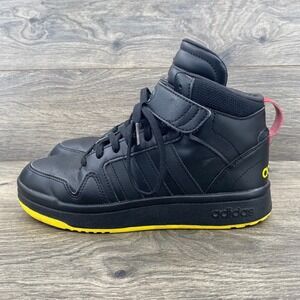 Adidas Postmove Mid Basketball‎ Shoes Size 5.5 Kids Black Accents HQ4241